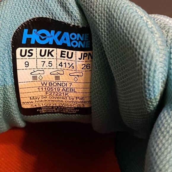 HOKA ONE ONE BONDI 7 - Women’s Running Shoes - SIZE 9 - Picture 11 of 11